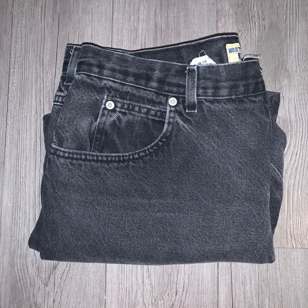 Black high waste Jean